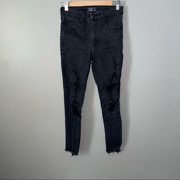 Abercrombie Simone High Rise Ankle Jeans - Picture 1 of 5